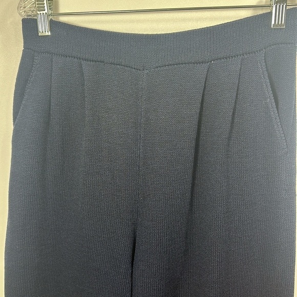 St. John Separates Santana knit blue pants size 10 - Picture 2 of 11